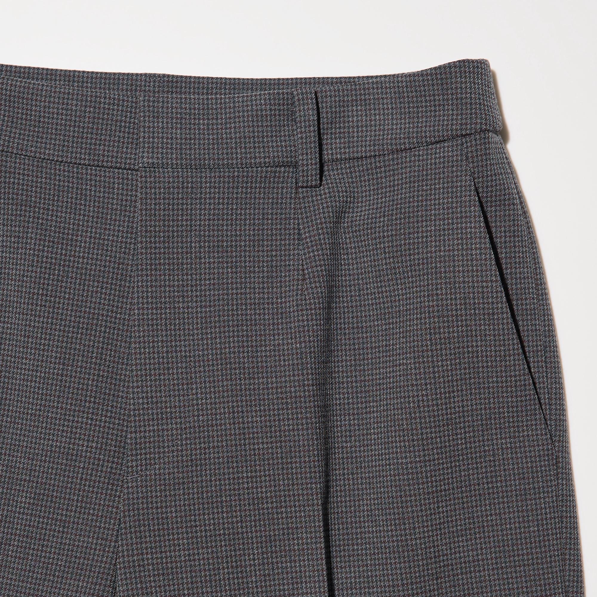 Smart Ankle Pants (2-Way Stretch, Checked, Tall) | UNIQLO US