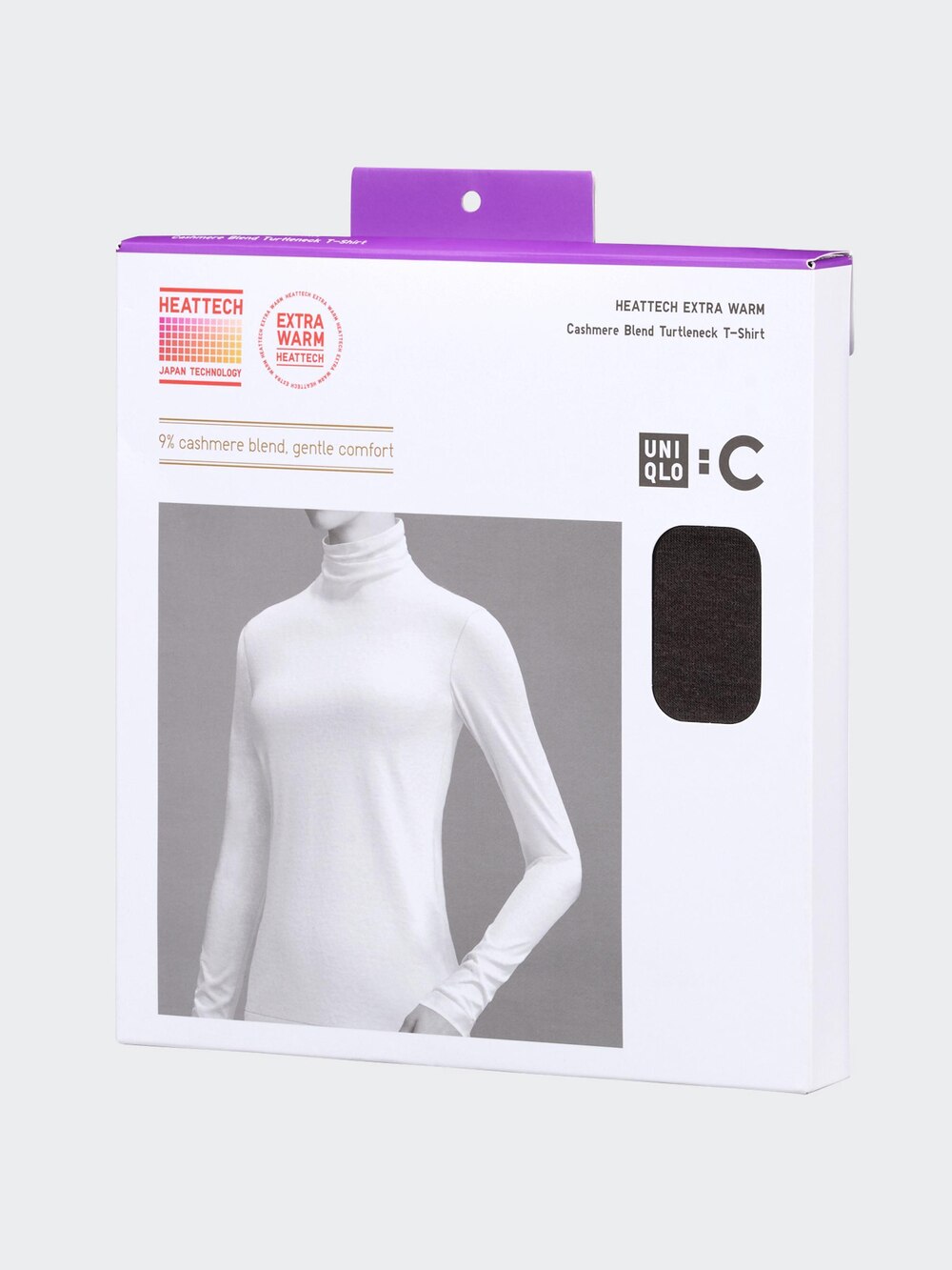 Uniqlo HEATTECH Cashmere Blend T-Shirt | Extra Warm | Turtleneck — фото 6