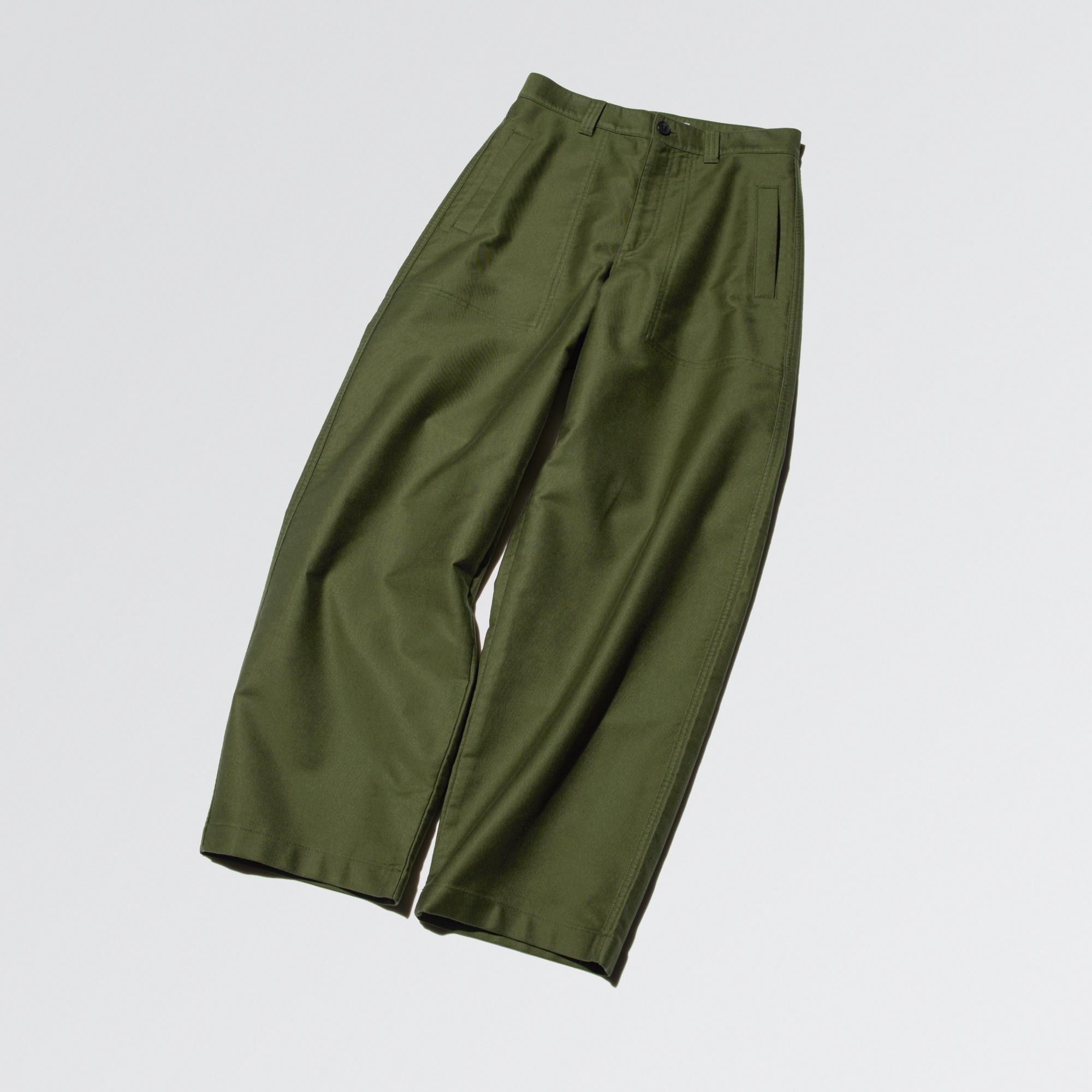 【OHESHIO】25ss WIDE CURVED PANTS MUSINSA | OHESHIO WIDE CURVED PANTS, BLACK