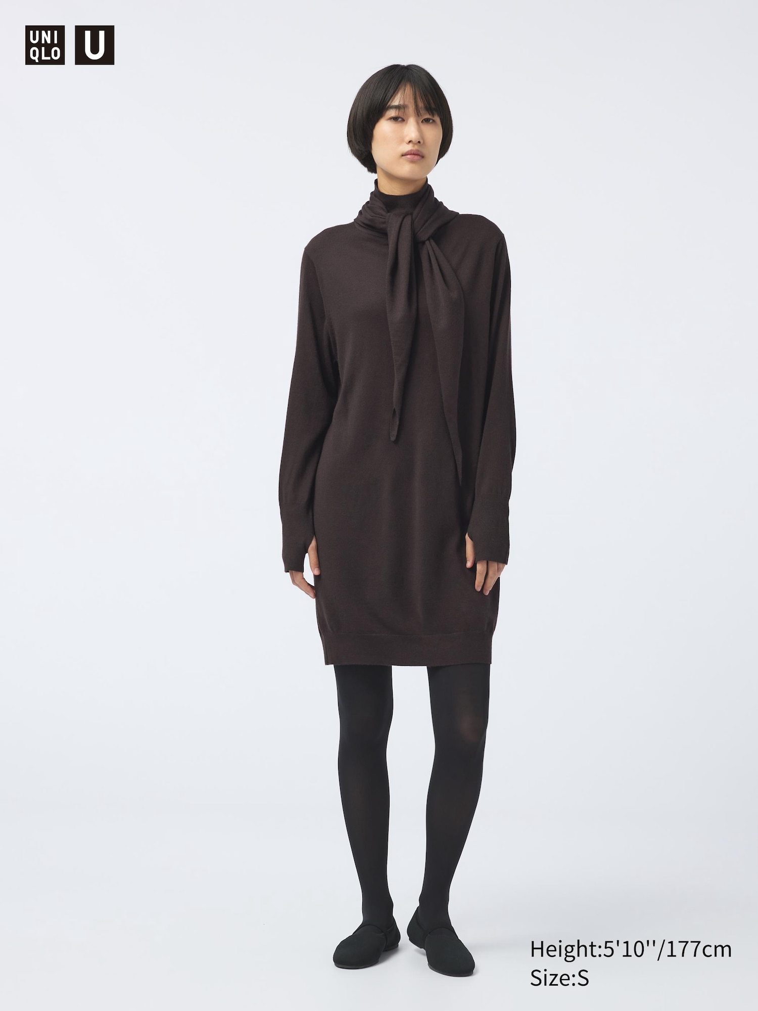 Merino Blend 3 Way Mini Dress Uniqlo Us