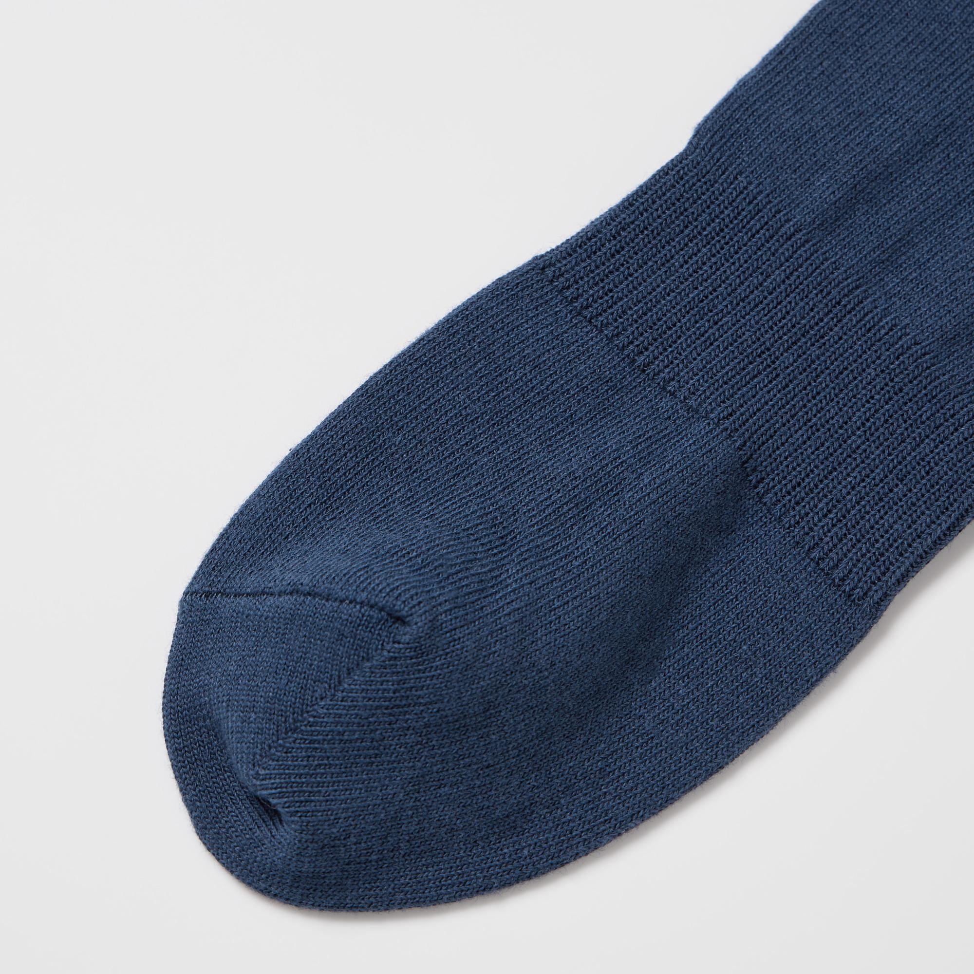 The toe and heel are reinforced to prevent holes and ensure long-lasting wear.