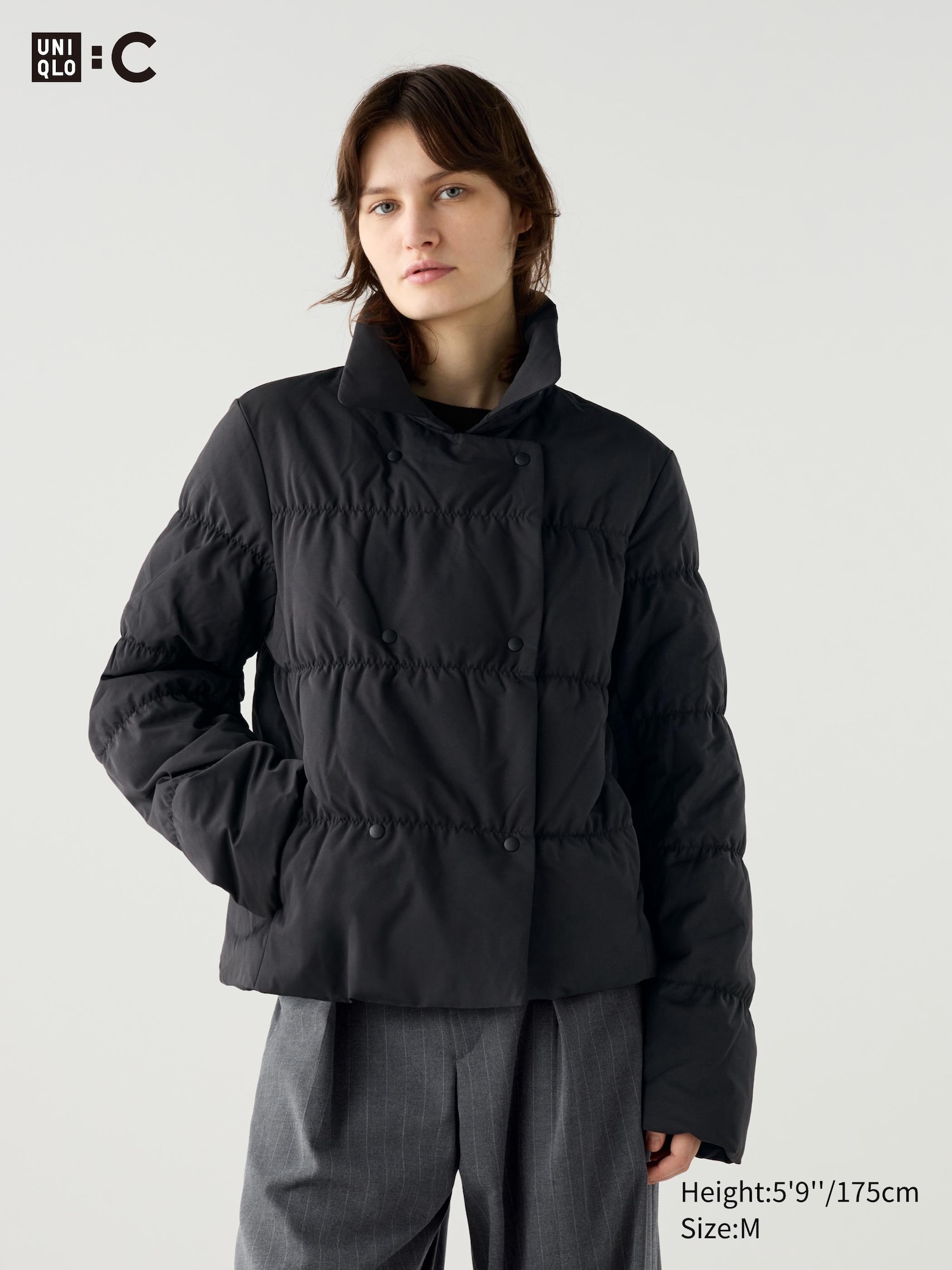 Black puffer jacket uniqlo hotsell