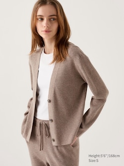 Washable Ribbed Knit Cardigan