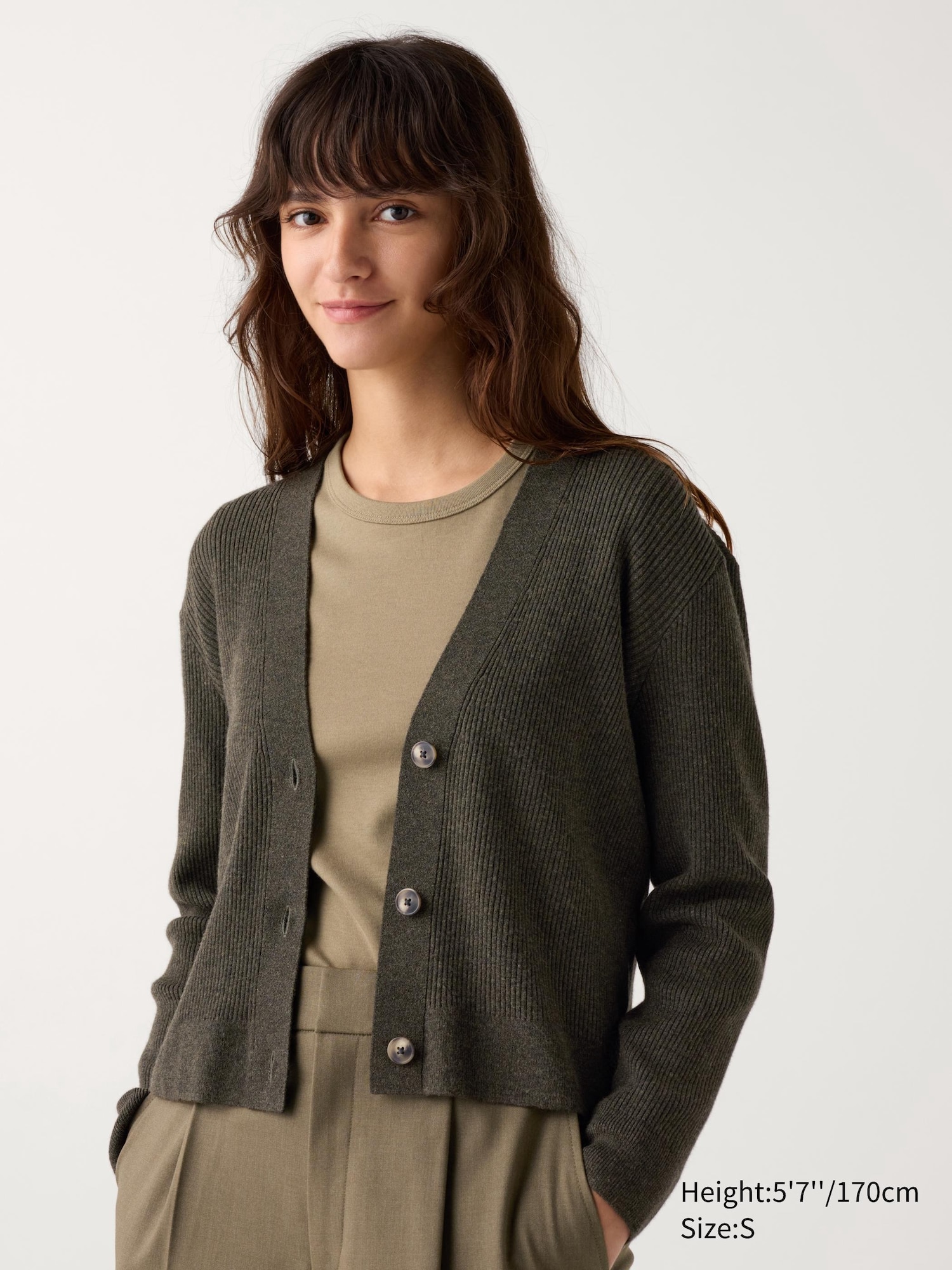 Washable Knit Ribbed Cardigan | UNIQLO US