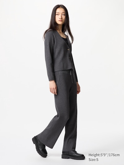 Washable Knit Ribbed Cardigan