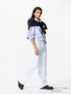 Wide Straight Jeans | Short