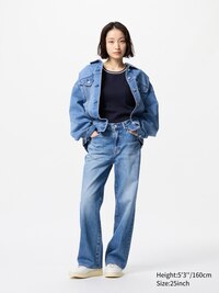 Wide Straight Jeans | Short