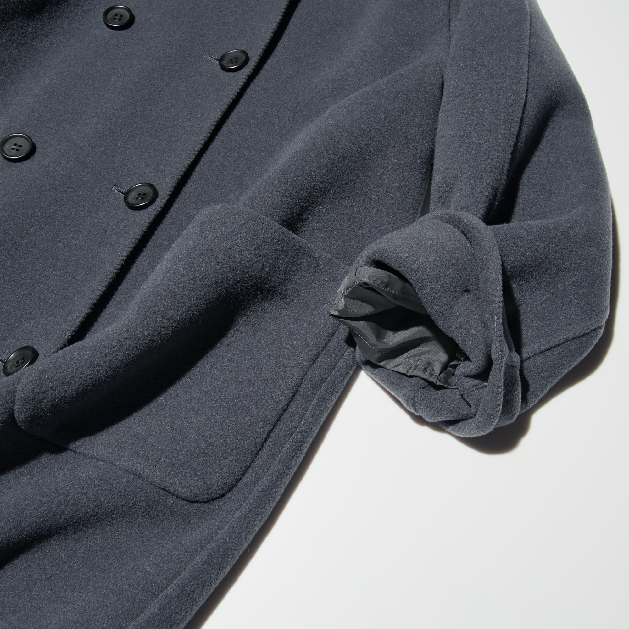 Women's Wool Blend Half Coat | UNIQLO UK
