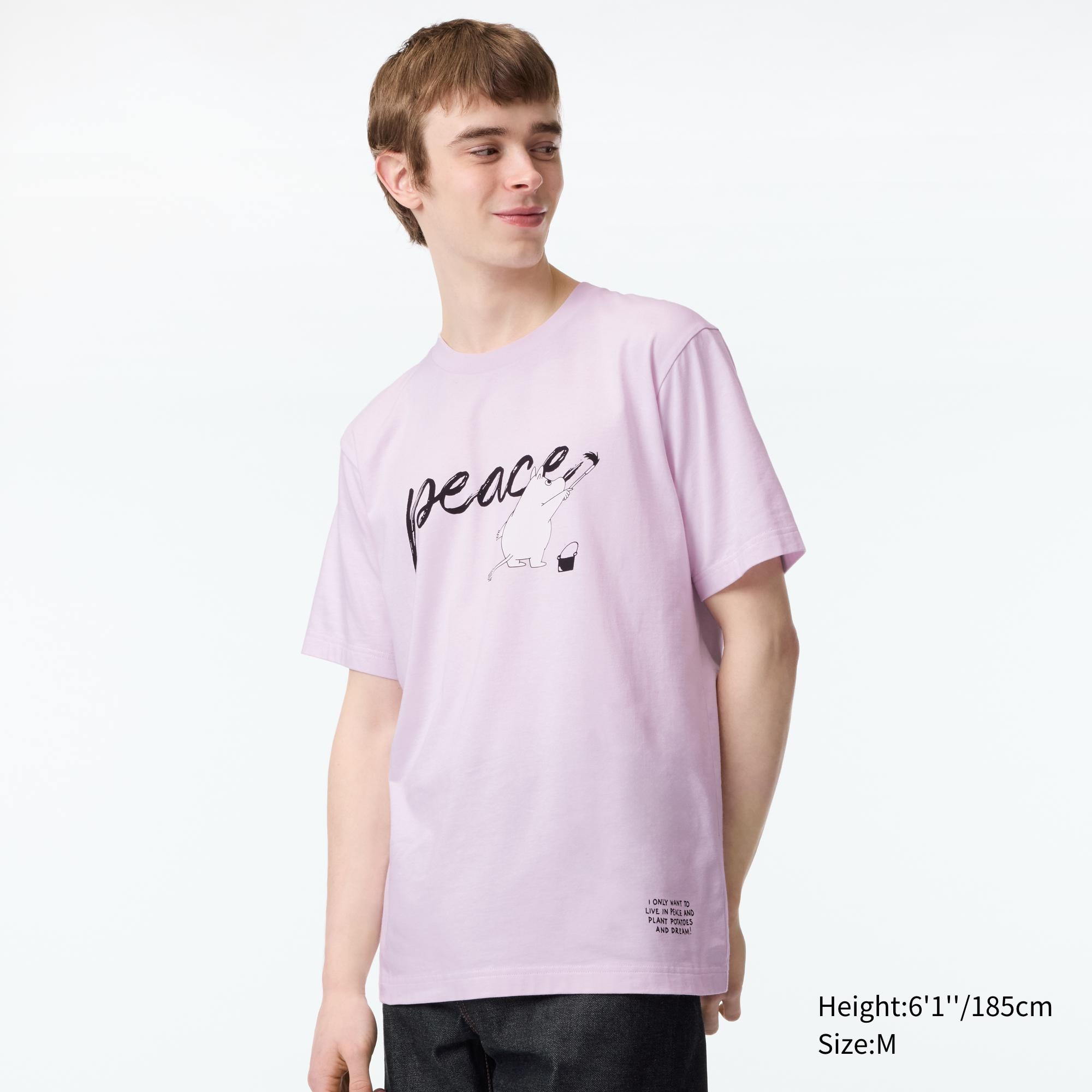 PEACE FOR ALL Short-Sleeve Graphic T-Shirt (MOOMIN)