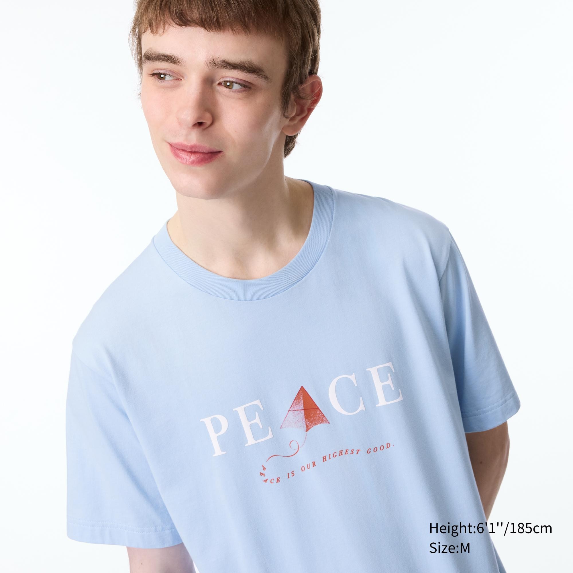 PEACE FOR ALL Short-Sleeve Graphic T-Shirt (Khaled Hosseini) | UNIQLO US