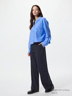 Brushed Jersey Wide Pants | Tall