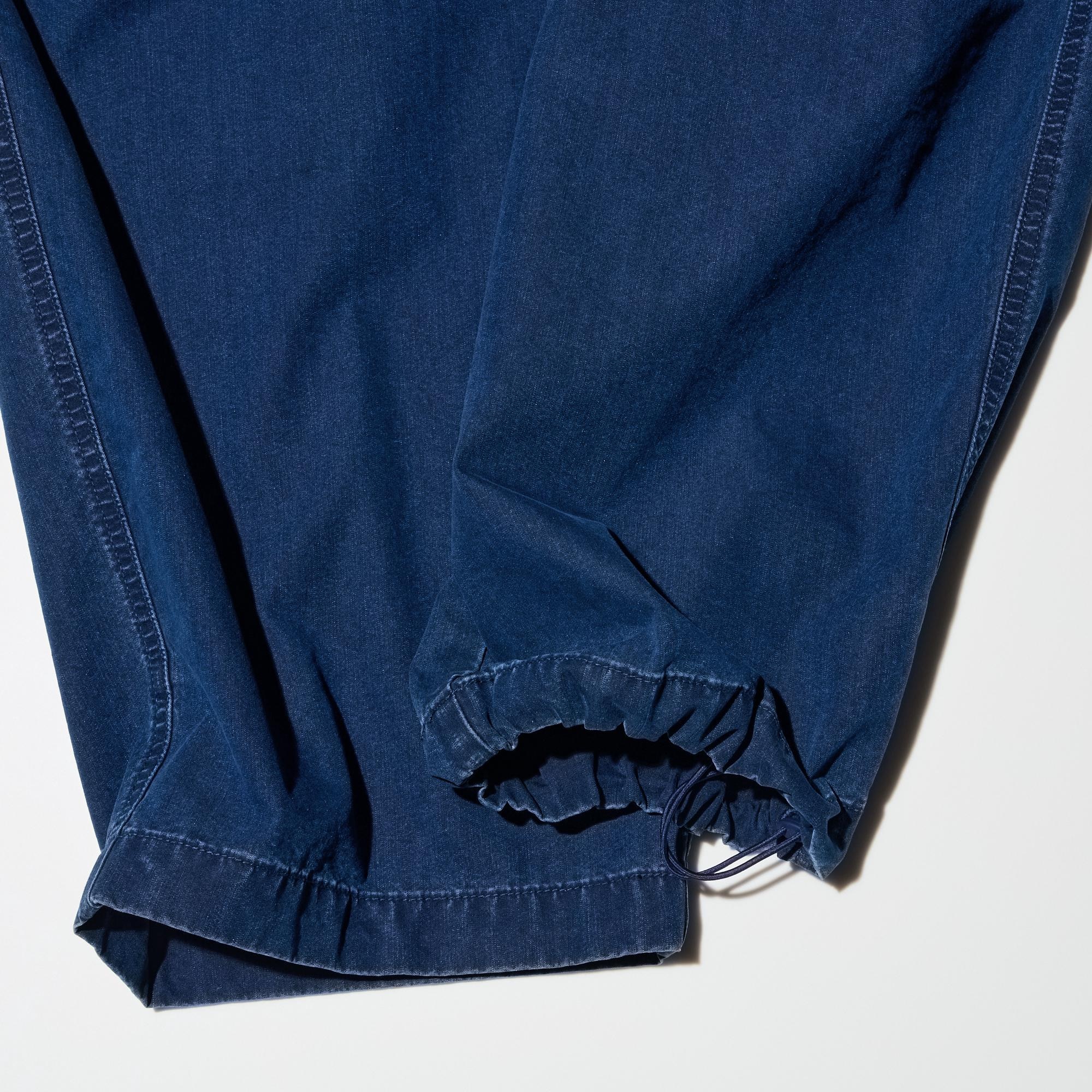 [JEMUT]★MIDDLE WIDE PARASUIT DENIM PANTS Wide Parachute Denim Pants | UNIQLO US