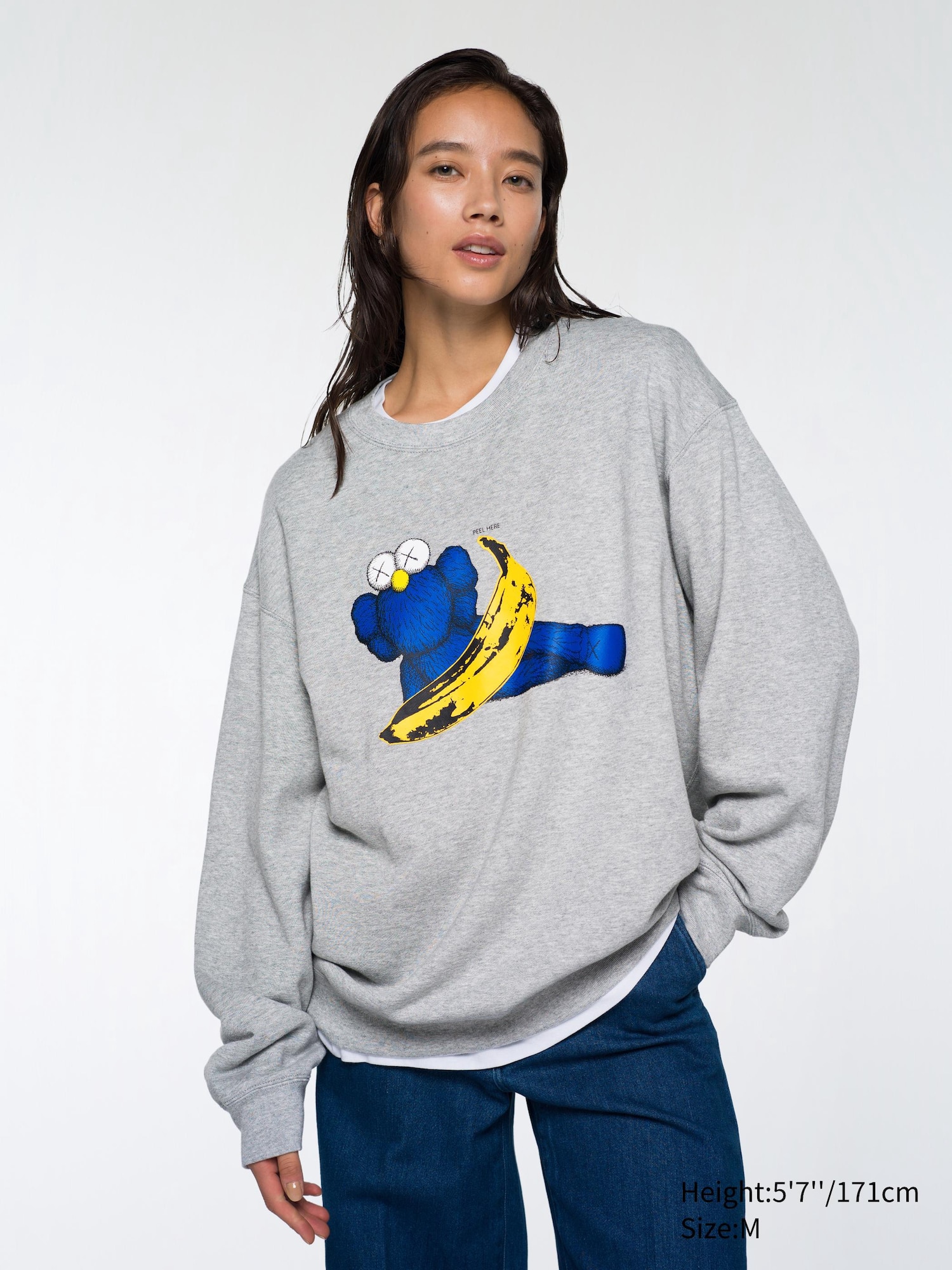 KAWS Warhol Graphic Sweatshirt UNIQLO US