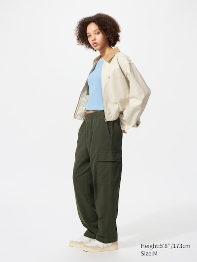 Washed Jersey Cargo Pants