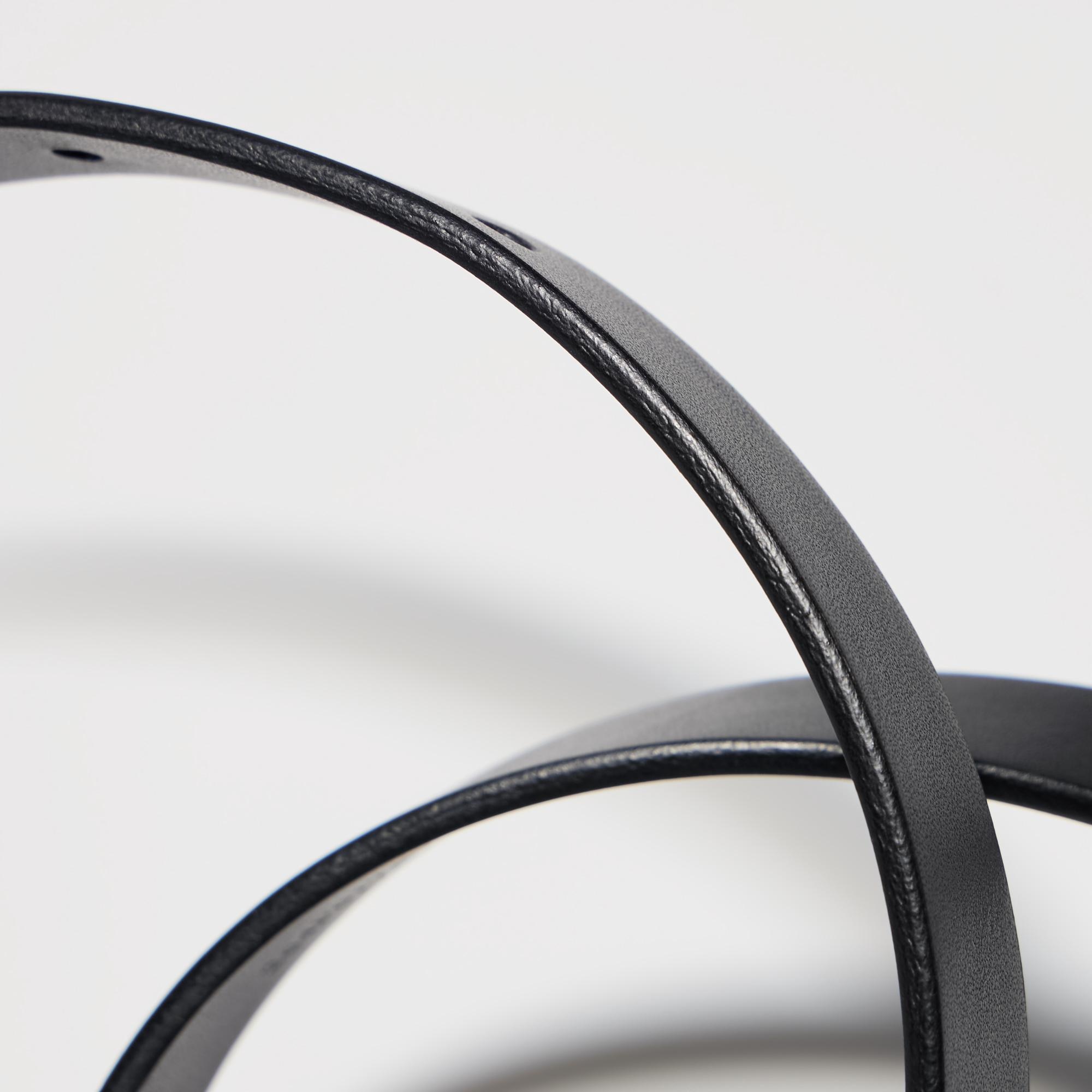 Two pieces of leather are bonded together to create a premium material.