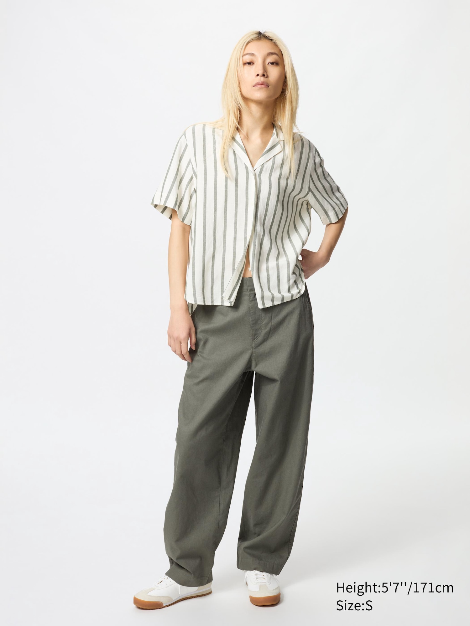Linen Cotton Tapered Pants | Tall - thumbnail 7