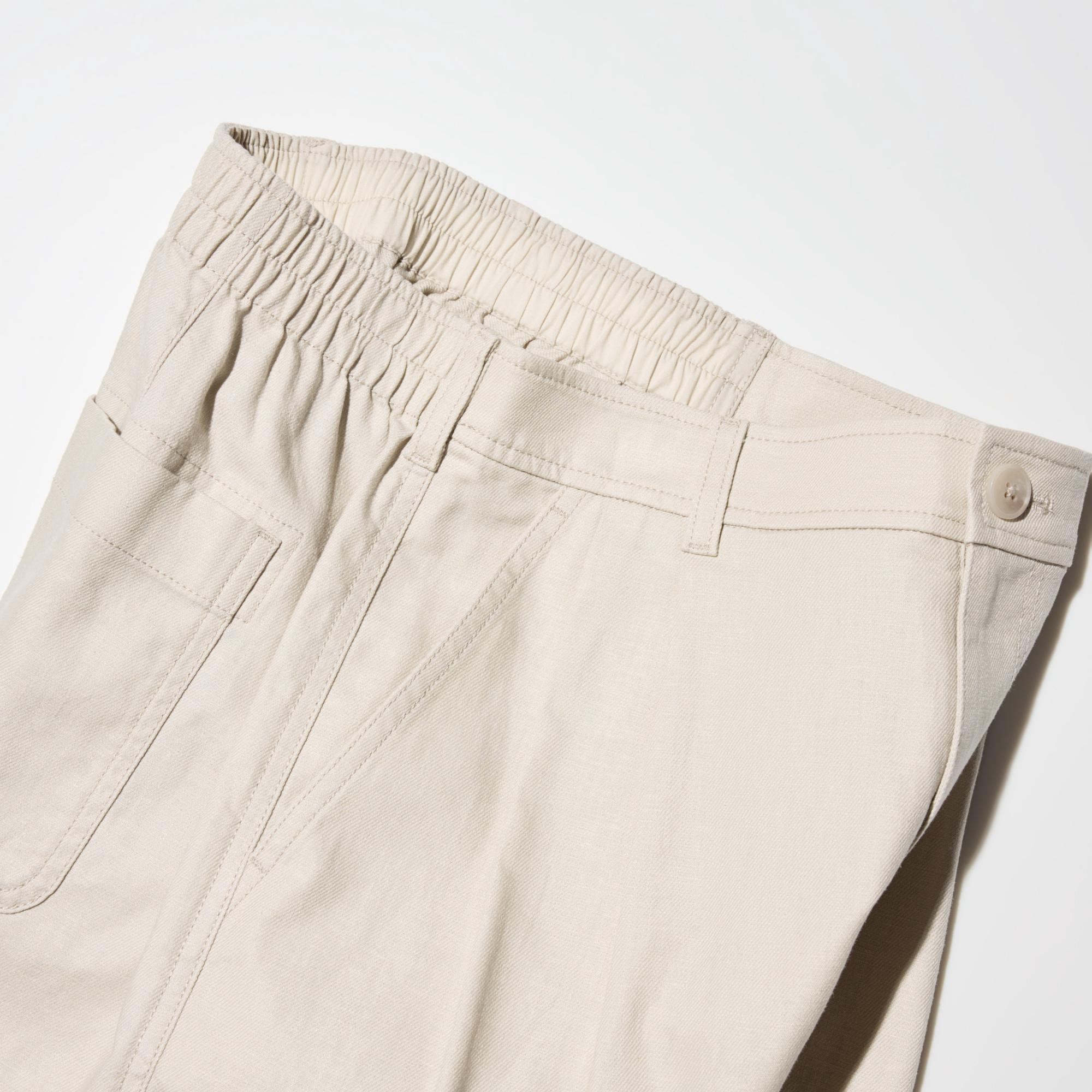 Elastic waistband at the back for added comfort.