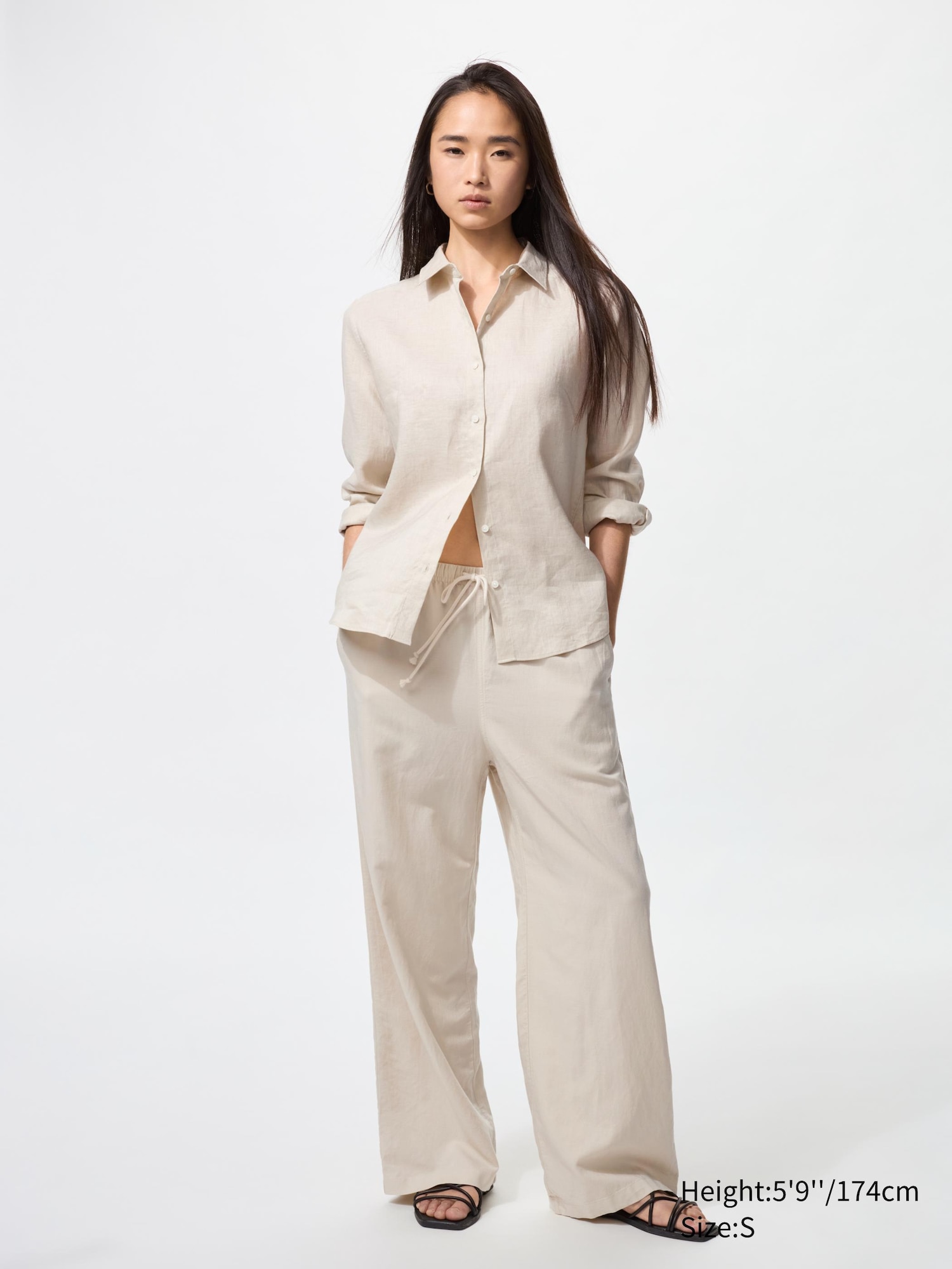 Seersucker Checked Easy Pants | UNIQLO US