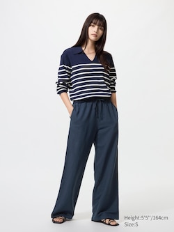Linen Blend Easy Pants