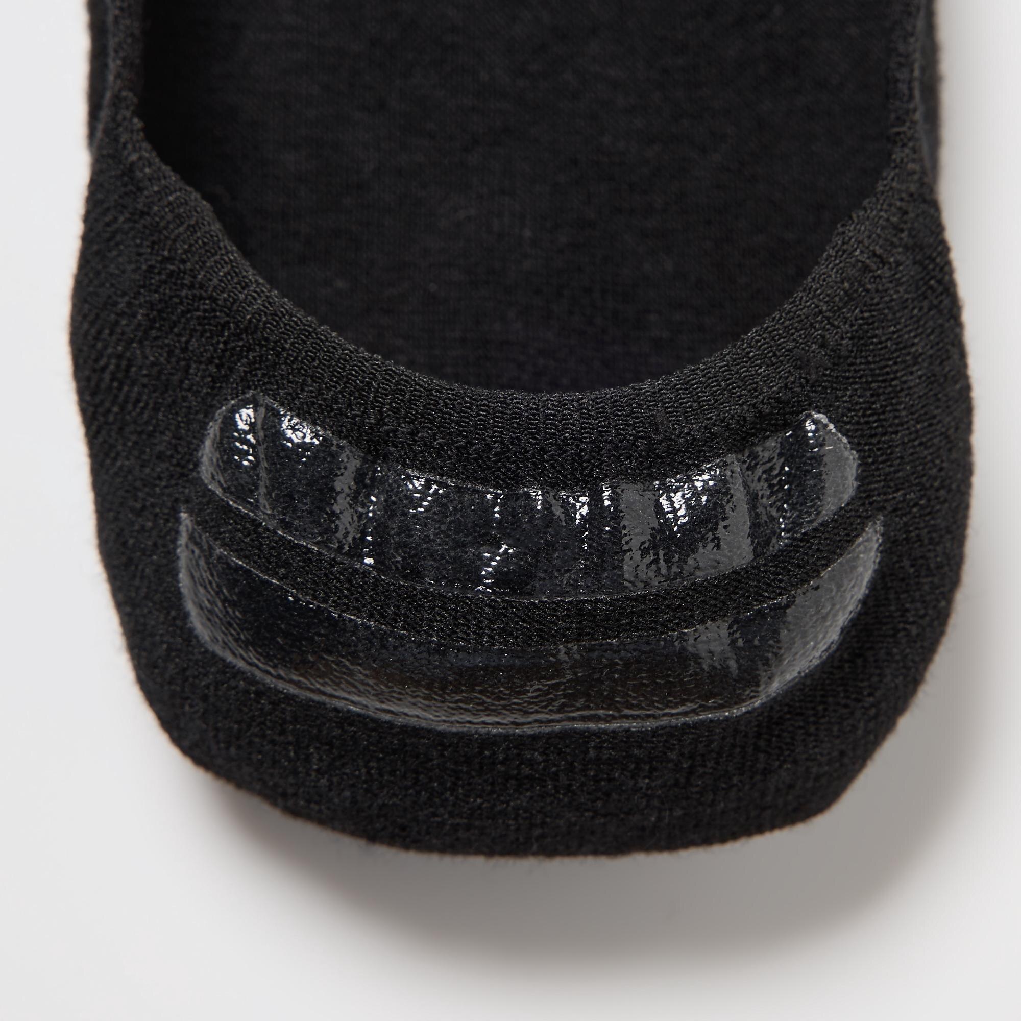 Silicone non-slip grips on the heels.