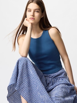 Ribbed Cropped Bra Top