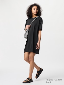 AIRism Cotton Mini Dress | Short-Sleeve