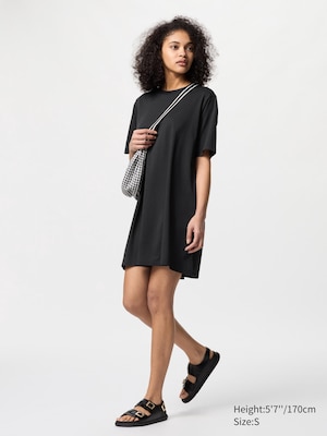 AIRism Cotton Mini Dress | Short-Sleeve