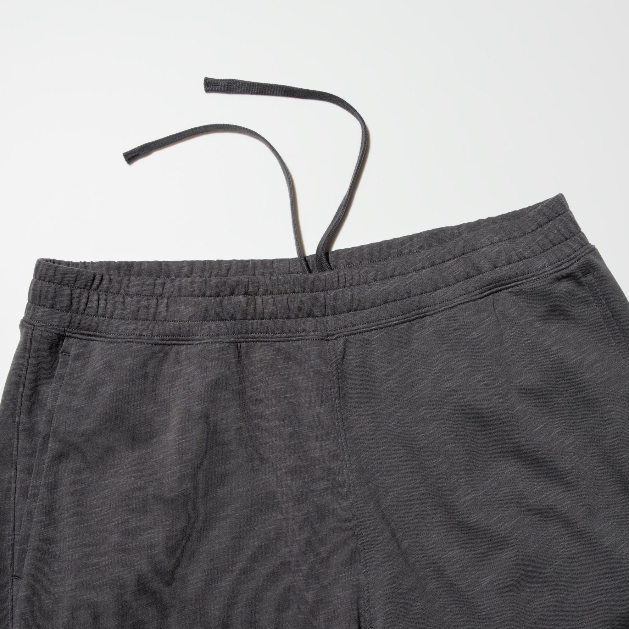 Easy elastic waist design with an inner drawstring for size adjustment.