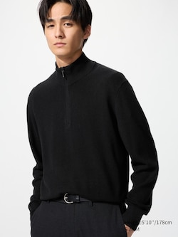 Cashmere Sweater | Half-Zip