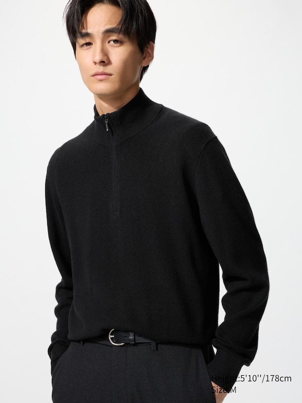 Cashmere Sweater | Half-Zip