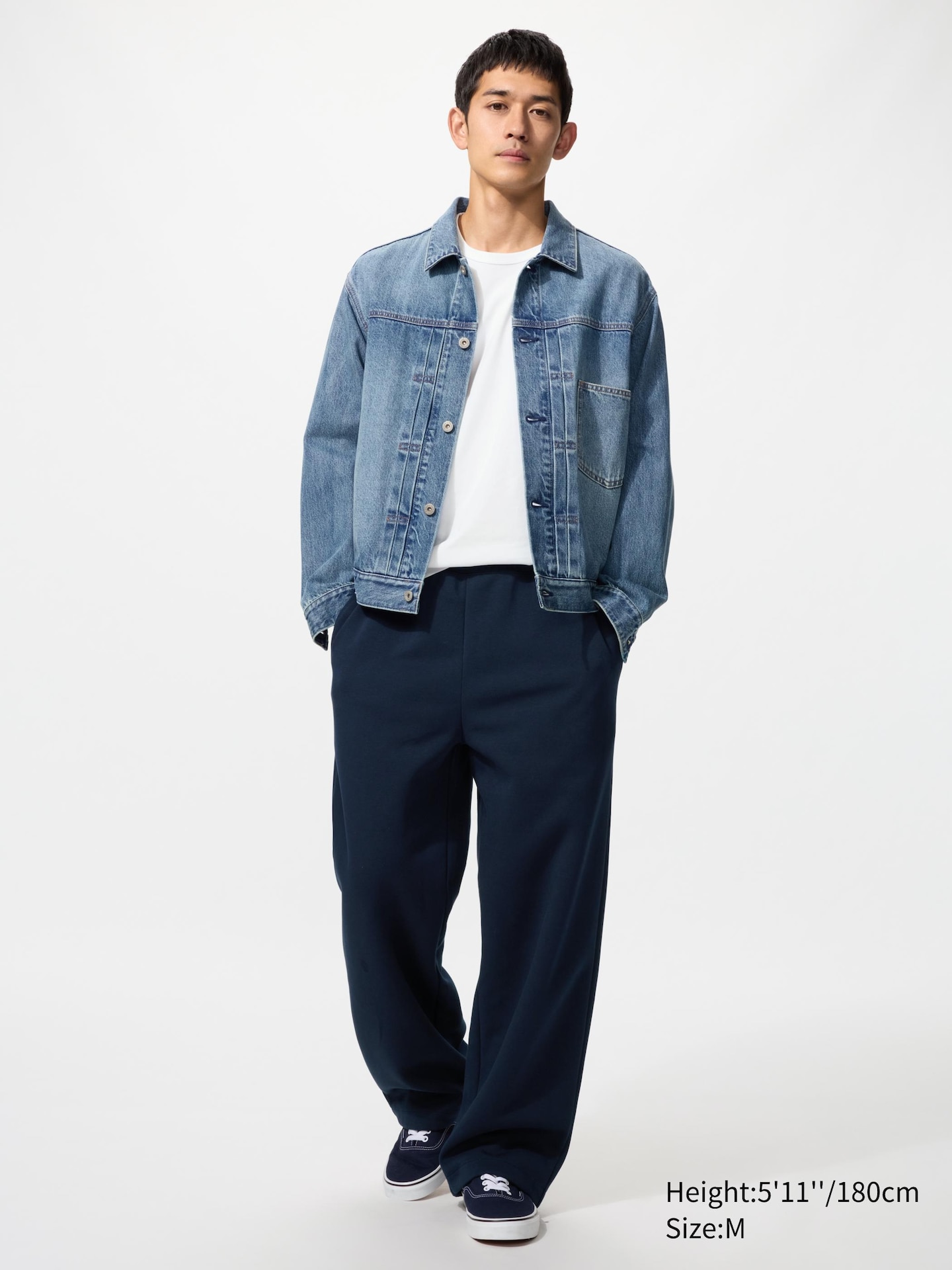 Мужская футболка Uniqlo AIRism Cotton, цвет: Чёрный — фото 3