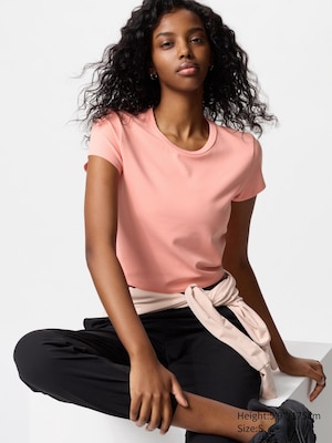 AIRism Soft Cropped T-Shirt
