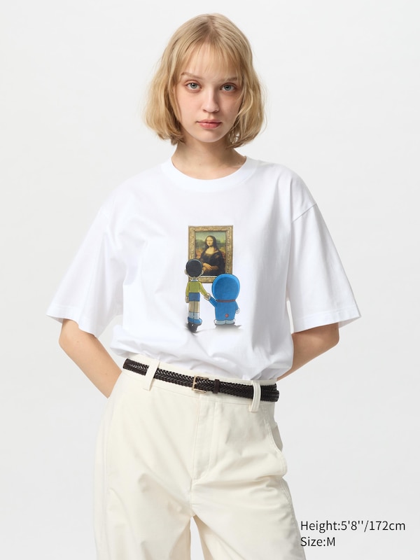 Doraemon meets the Louvre UT Graphic T-Shirt