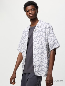 Open Collar Short Sleeve Shirt | UNSODO