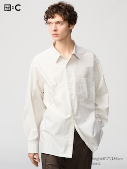 Broadcloth Oversized Shirt | Striped