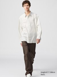 Broadcloth Oversized Shirt | Striped