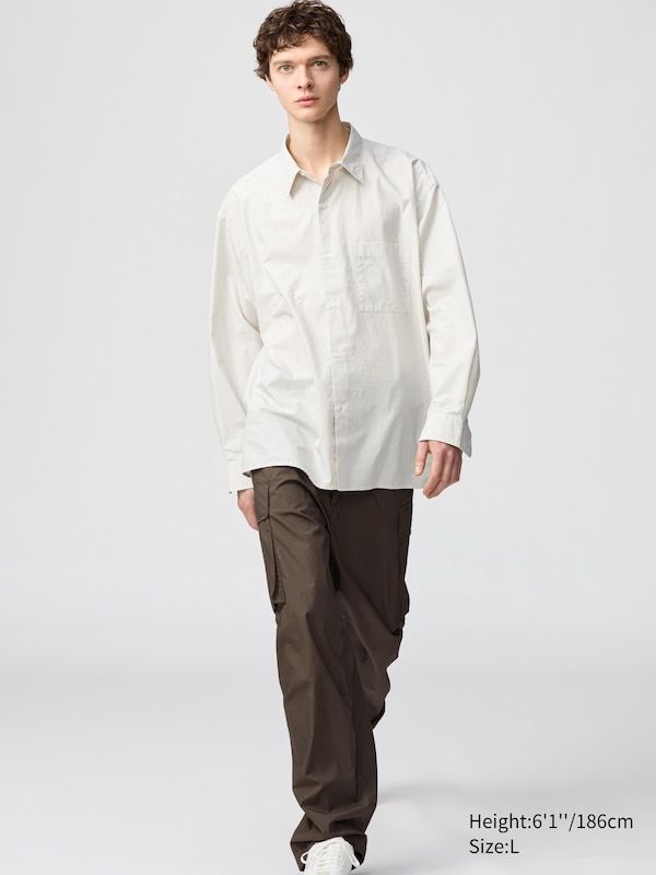 Broadcloth Oversized Shirt | Striped