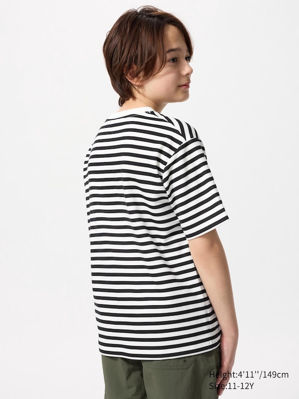 AIRism Cotton T-Shirt | Striped