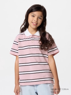 DRY Pique Striped Polo Shirt