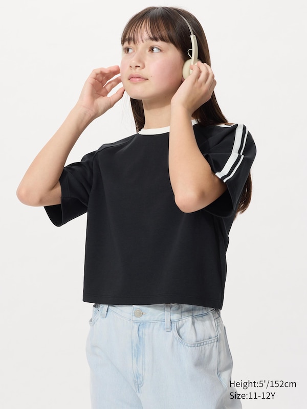 AIRism Cotton Cropped T-Shirt