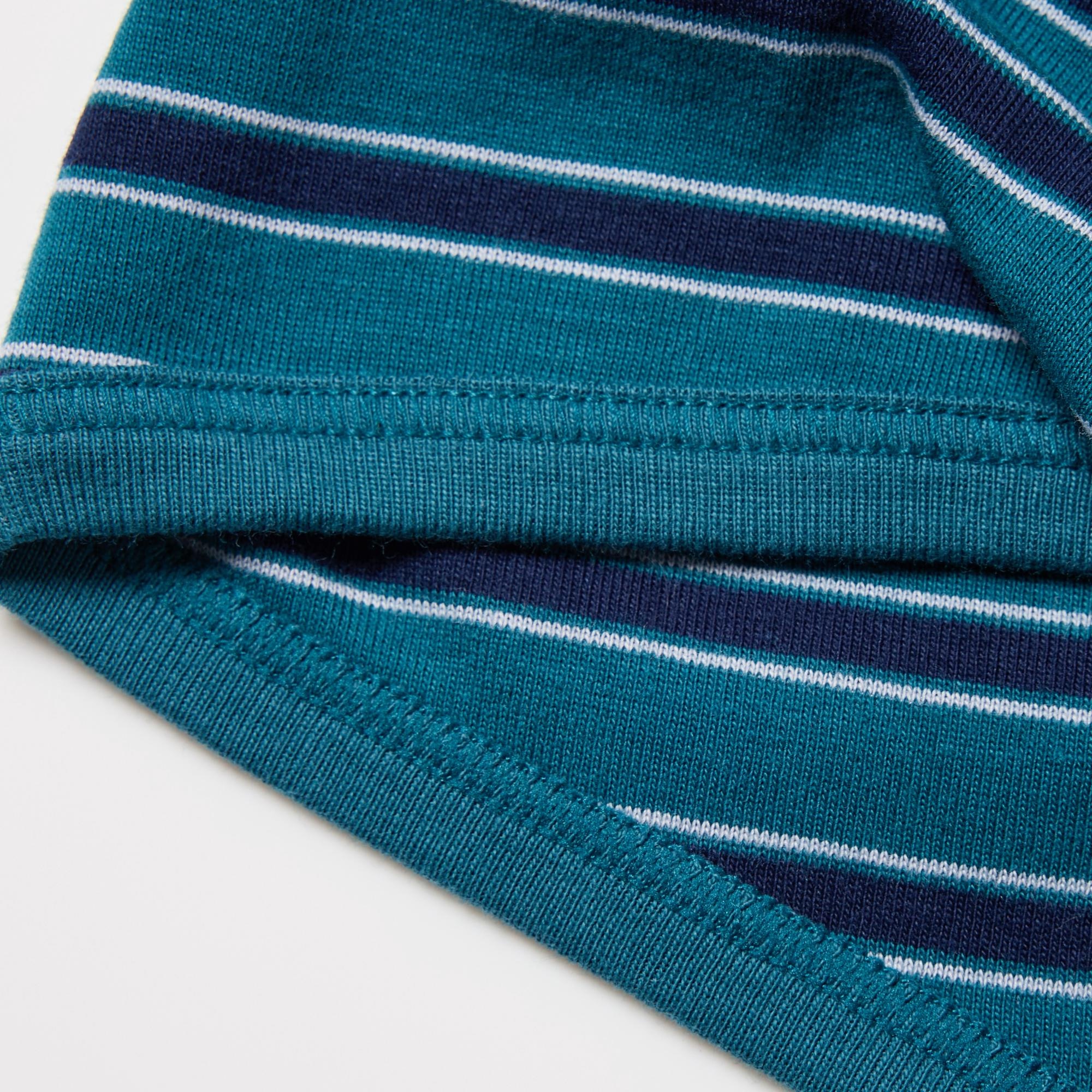 Flat seams for reduced skin contact. No elastic in the waist means no side seams, making them gentle against the skin.