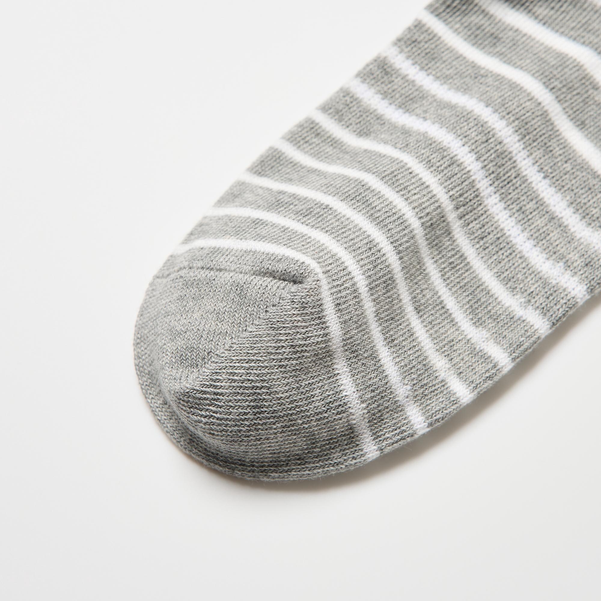 Reinforced toes and heels to prevent holes.