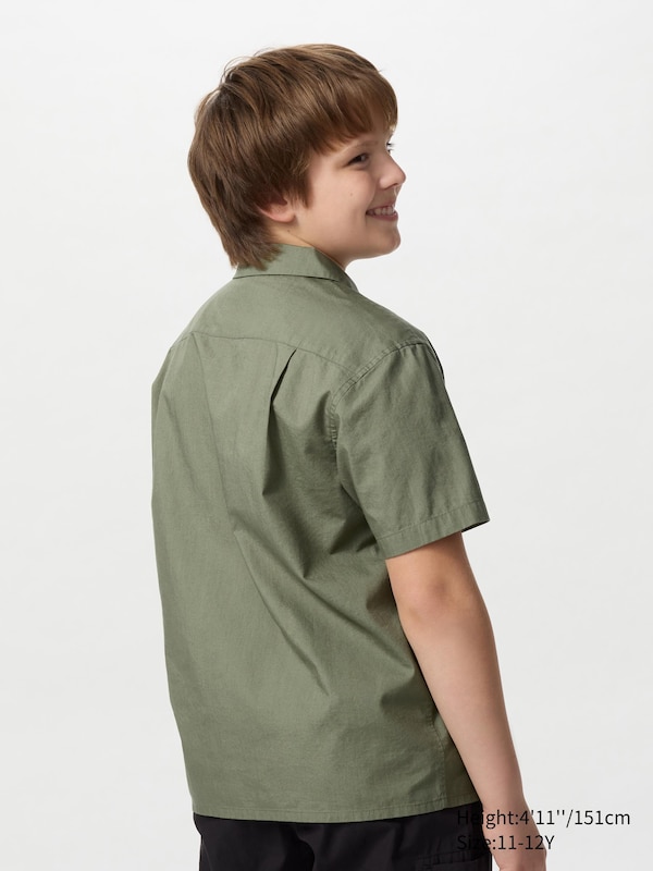 Open Collar Shirt | Short Sleeve