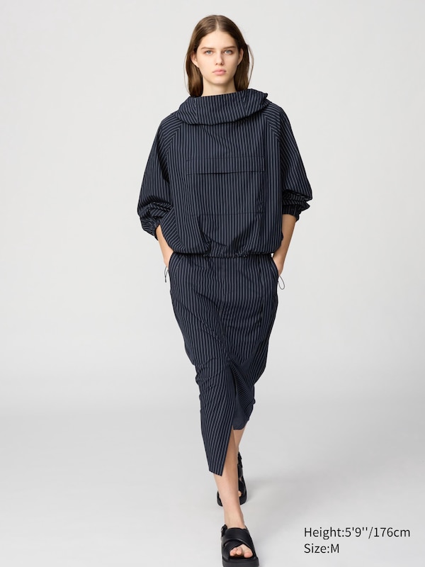 Hooded Pullover Shirt | Striped