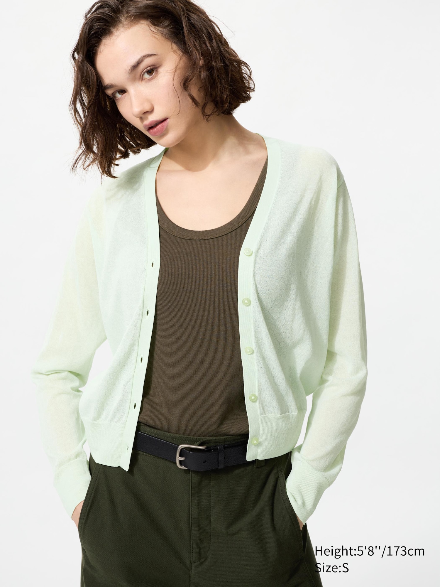 Lace Round Neck Long-Sleeve Short Cardigan | UNIQLO US Lace Round Neck Long-Sleeve Short Cardigan | UNIQLO US