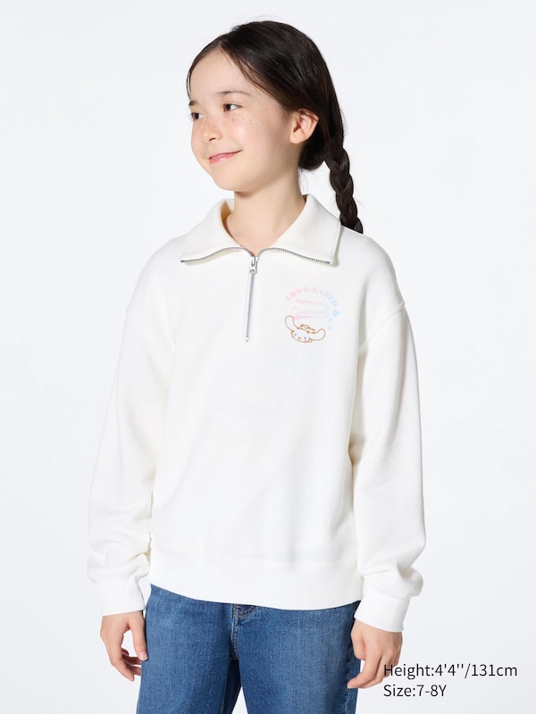 Sanrio characters Half-Zip Sweatshirt | UNIQLO US