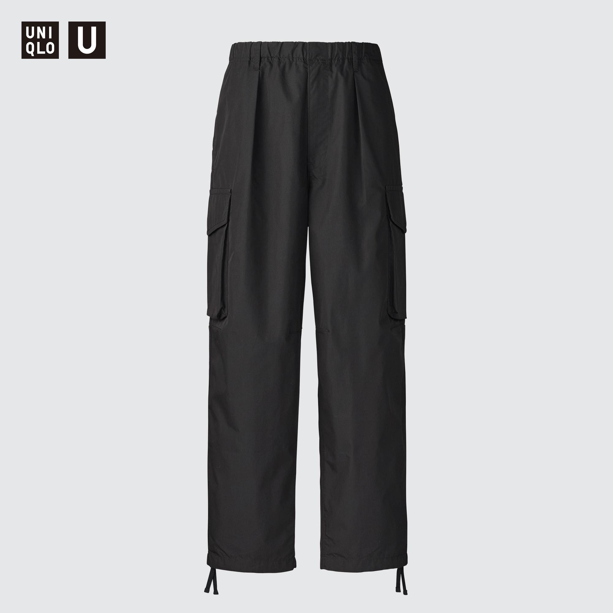 Wide Parachute Cargo Pants