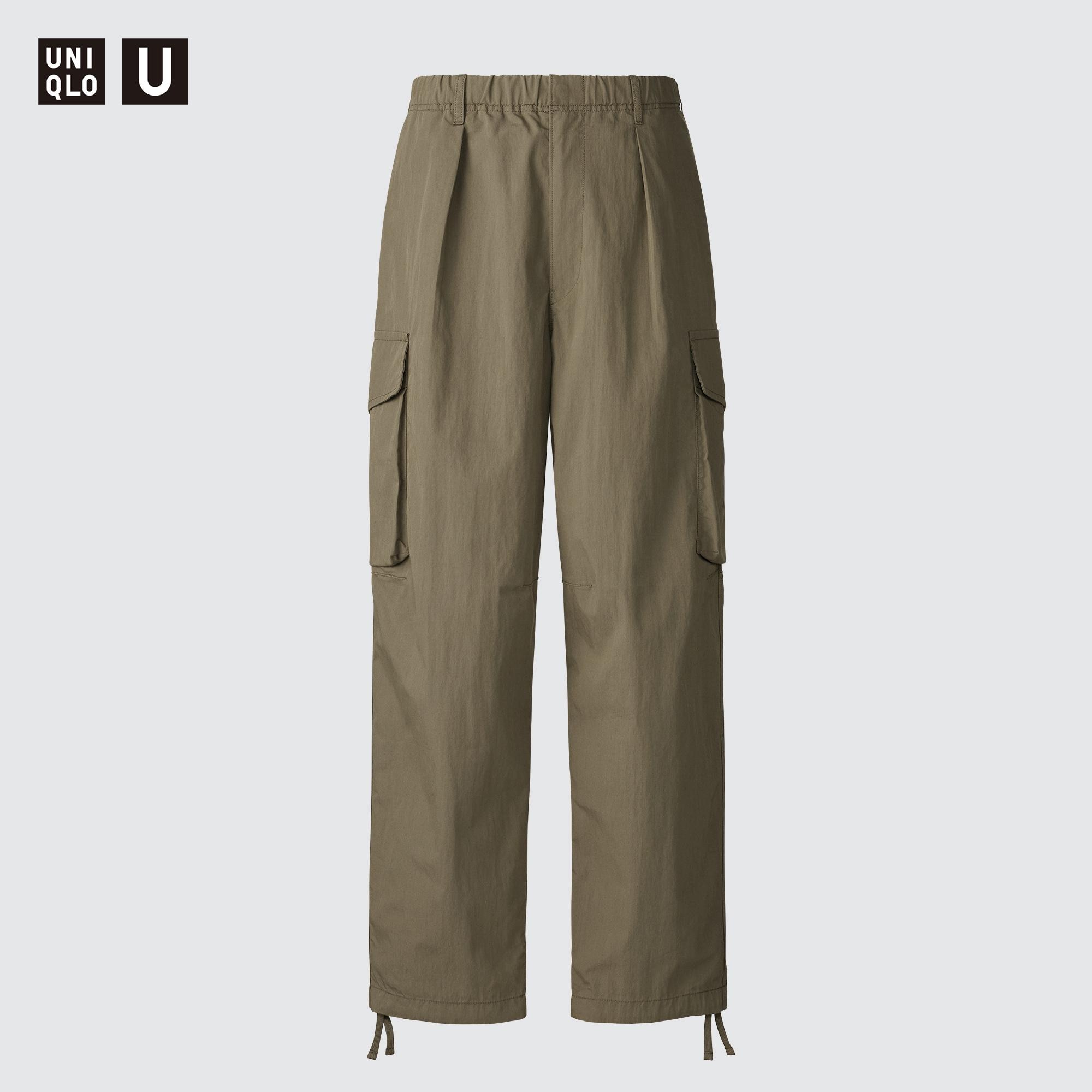 Wide Parachute Cargo Pants