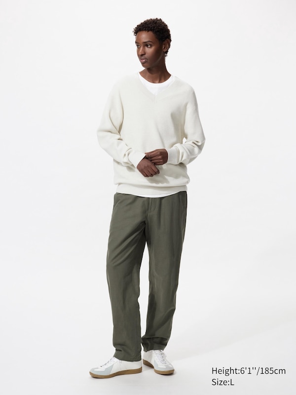 Waffle Sweater | V-Neck