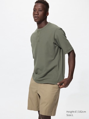 DRY Waffle Henley T-Shirt